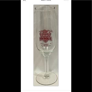 Rare NFL Super Bowl XXVII Rose Bowl 1993 Media Champagne Glass
